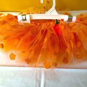 Girls pumpkin theme tutu
